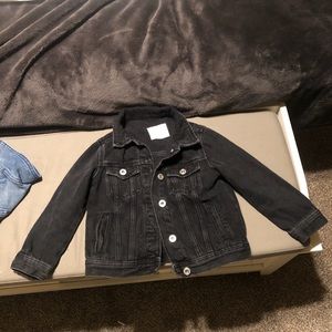Black Zara Denim Jacket size 6